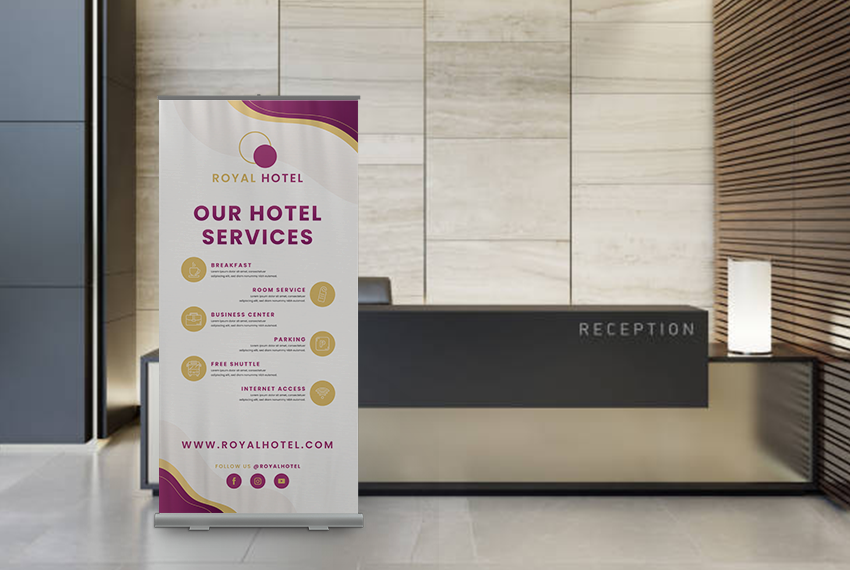 Roll Up Stand - Hotel 